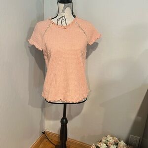 J. O. A. Just one answer crochet top NWT